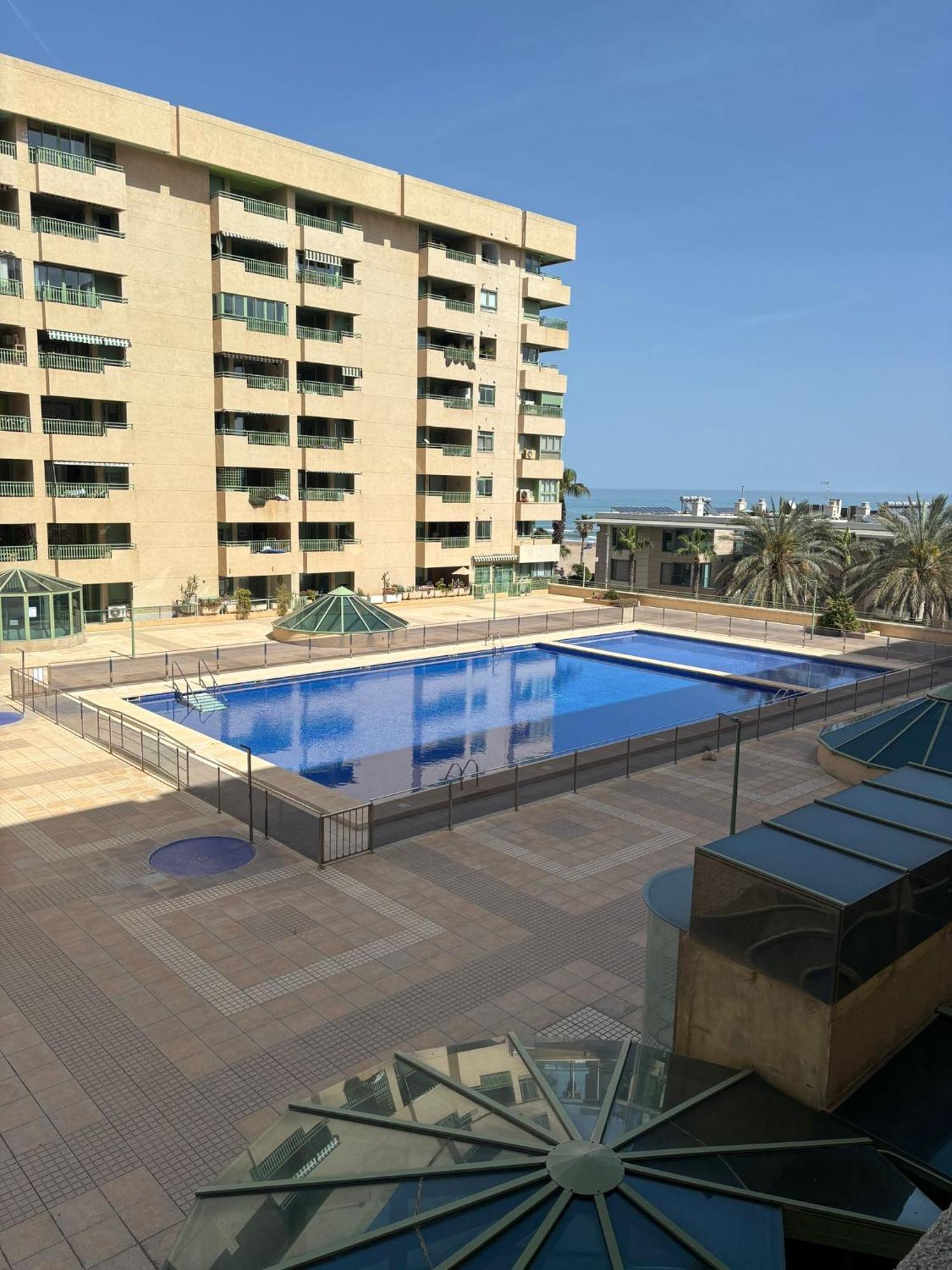 Apartamento Primera Linea De Playa Patacona Valencia Eksteriør bilde