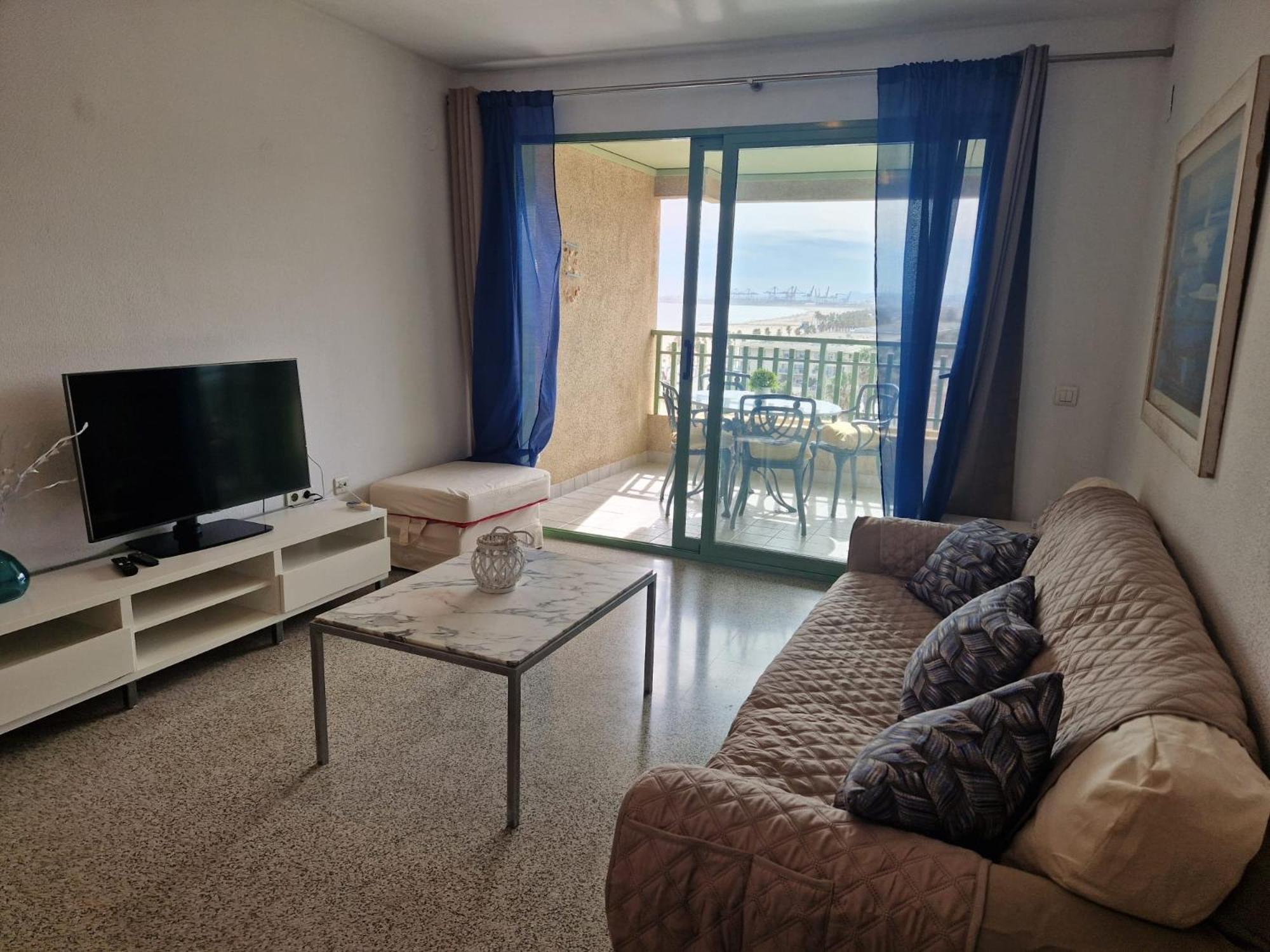 Apartamento Primera Linea De Playa Patacona Valencia Eksteriør bilde